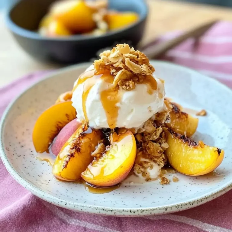 Grilled Peach Sundaes: The Ultimate Summer Dessert Hack