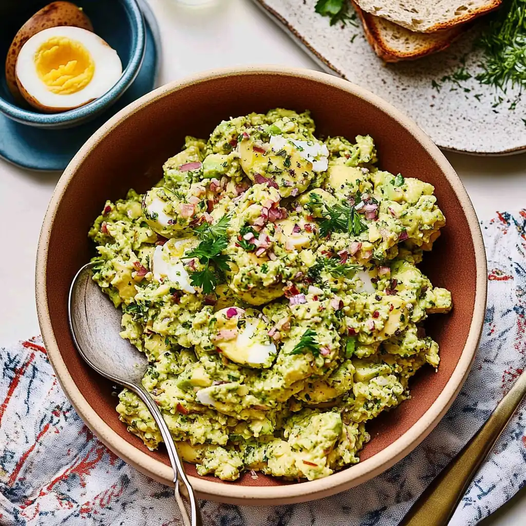 Herby Avocado Egg Salad: Fresh, Creamy Breakfast Delight