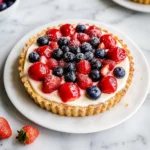 Red, White & Blue No-Bake Fruit Tartlets for July 4th