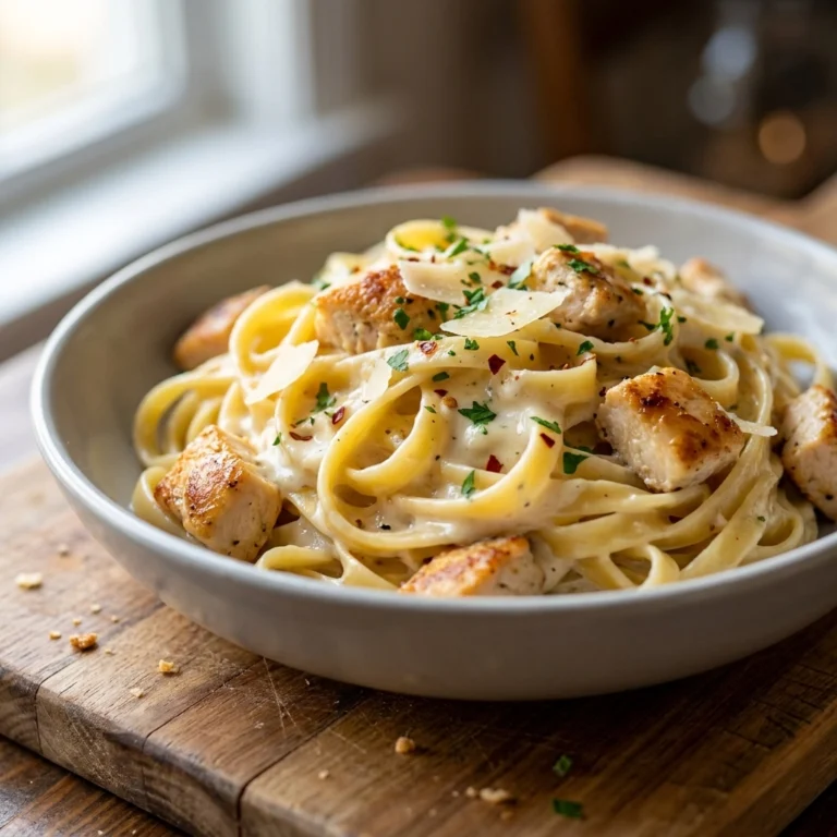 Creamy Crockpot Chicken Alfredo Recipe: Easy Perfect Cozy Dinner Idea | Slow Cooker Pasta