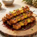 Flavorful Grilled Hawaiian Pineapple Chicken Kabobs Recipe Easy Teriyaki Skewers | BBQ Chicken