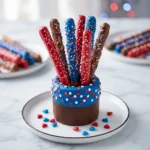 Patriotic Pretzel Rods: The Ultimate 4th of July Treat!