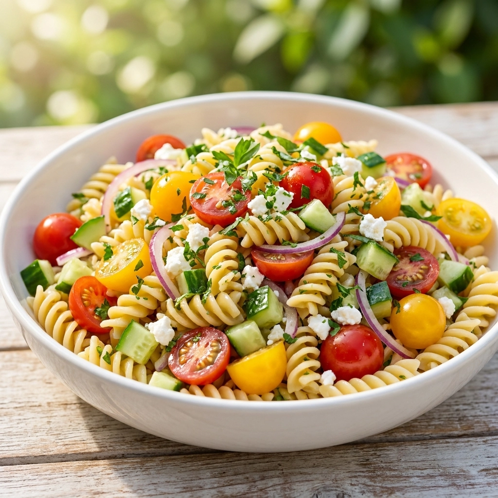 Pasta Salad Recipe With Sunrise Cherry Tomato Confetti | Easy Summer Pasta Salad