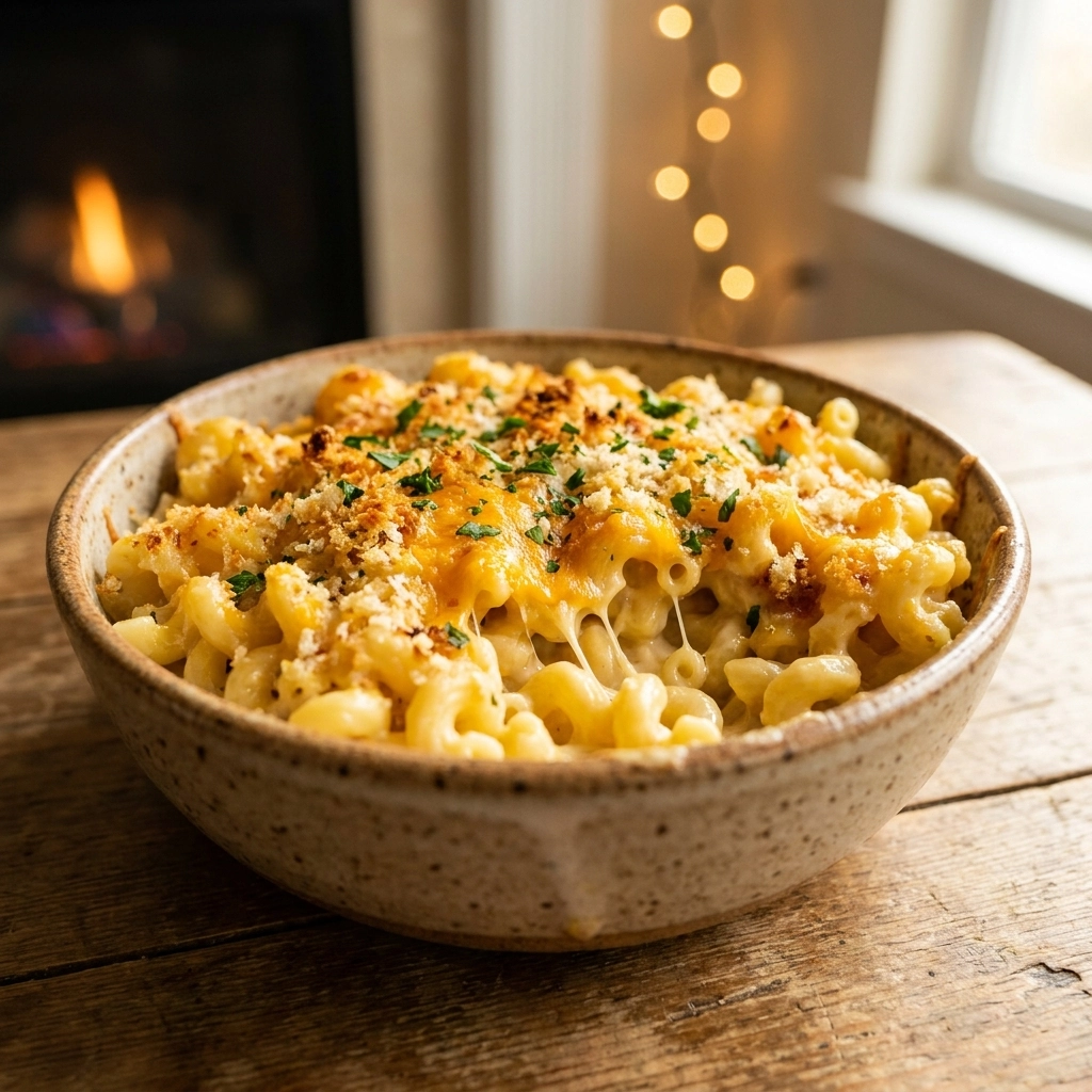Creamy Slow Cooker Mac and Cheese Recipe with Perfect Golden Crust | Easy Crockpot Pasta