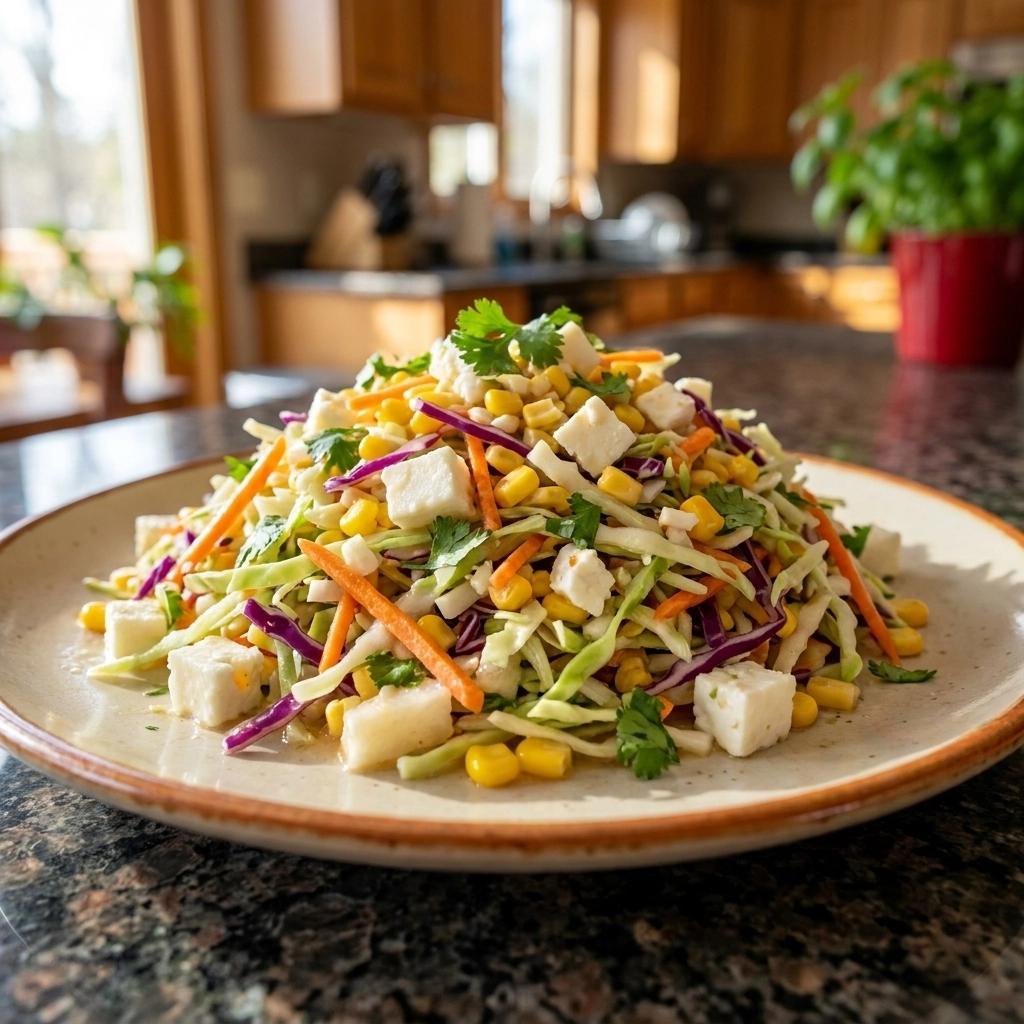 Zesty Mexican Corn Coleslaw: The Ultimate Summer Side Dish!