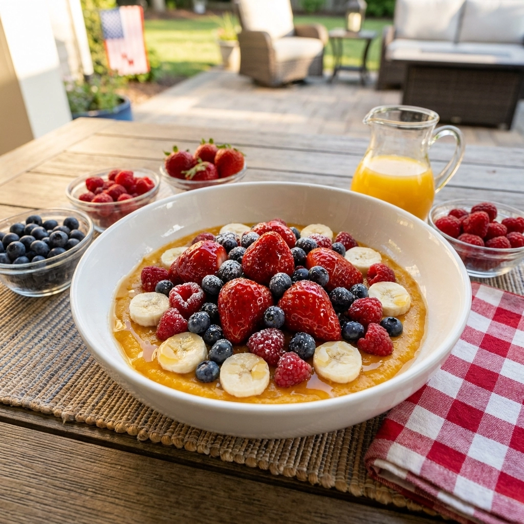 Red White and Blue Fruit Salad — A Summer Celebration