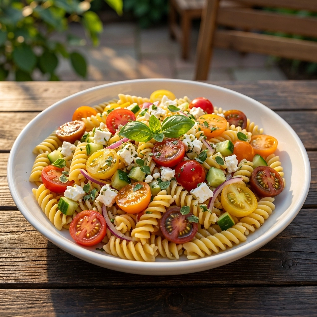 Pasta Salad Recipe With Sunrise Cherry Tomato Confetti | Easy Summer Pasta Salad