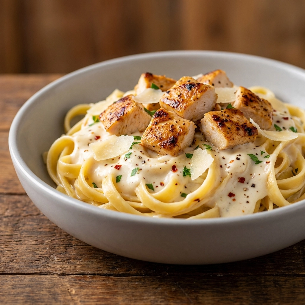 Creamy Crockpot Chicken Alfredo Recipe: Easy Perfect Cozy Dinner Idea | Slow Cooker Pasta