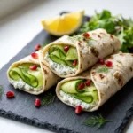 The Refreshing Crunch: Gourmet Cucumber Cottage Cheese Wraps | Healthy Low Carb Snack