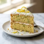 Zesty Lemon Zucchini Cake with a Tart Lemon Glaze | Moist Summer Dessert Recipe