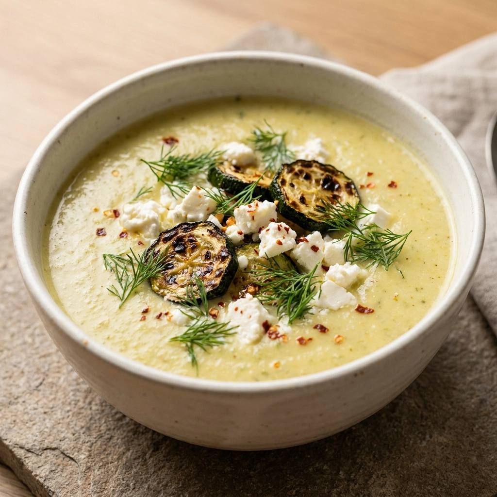 Roasted Zucchini Soup: A Creamy, Golden Summer Delight | Healthy Veggie Soup