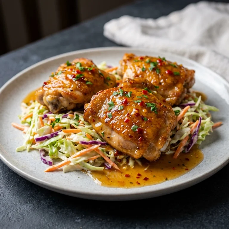Savory Apple Cider Chicken Recipe – Easy Fall Dinner with Crunchy Slaw | Autumn Meals