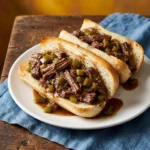 Irresistible Crockpot Italian Beef Sandwich Recipe | Easy Slow Cooker Dinner Ideas