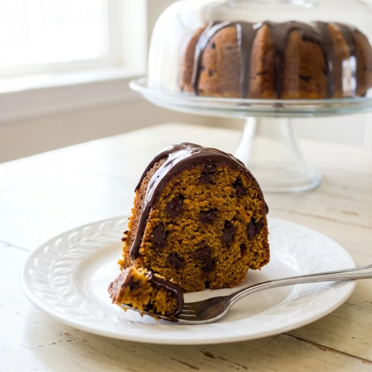 Ultimate Pumpkin Chocolate Chip Bundt Cake Easy Fall Dessert Recipe | Best Pumpkin Cake