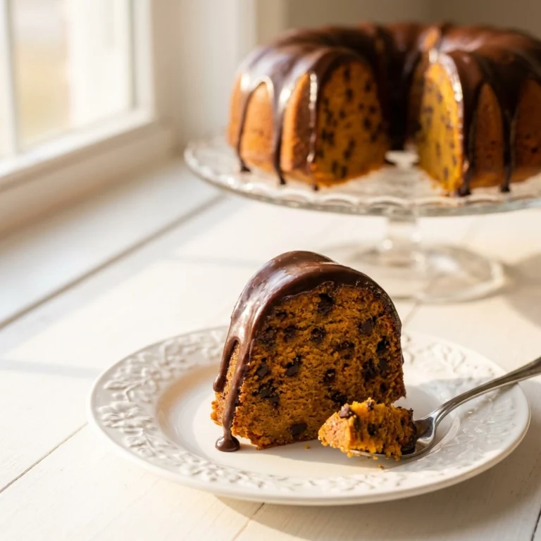 Ultimate Pumpkin Chocolate Chip Bundt Cake | Easy Fall Dessert Recipe