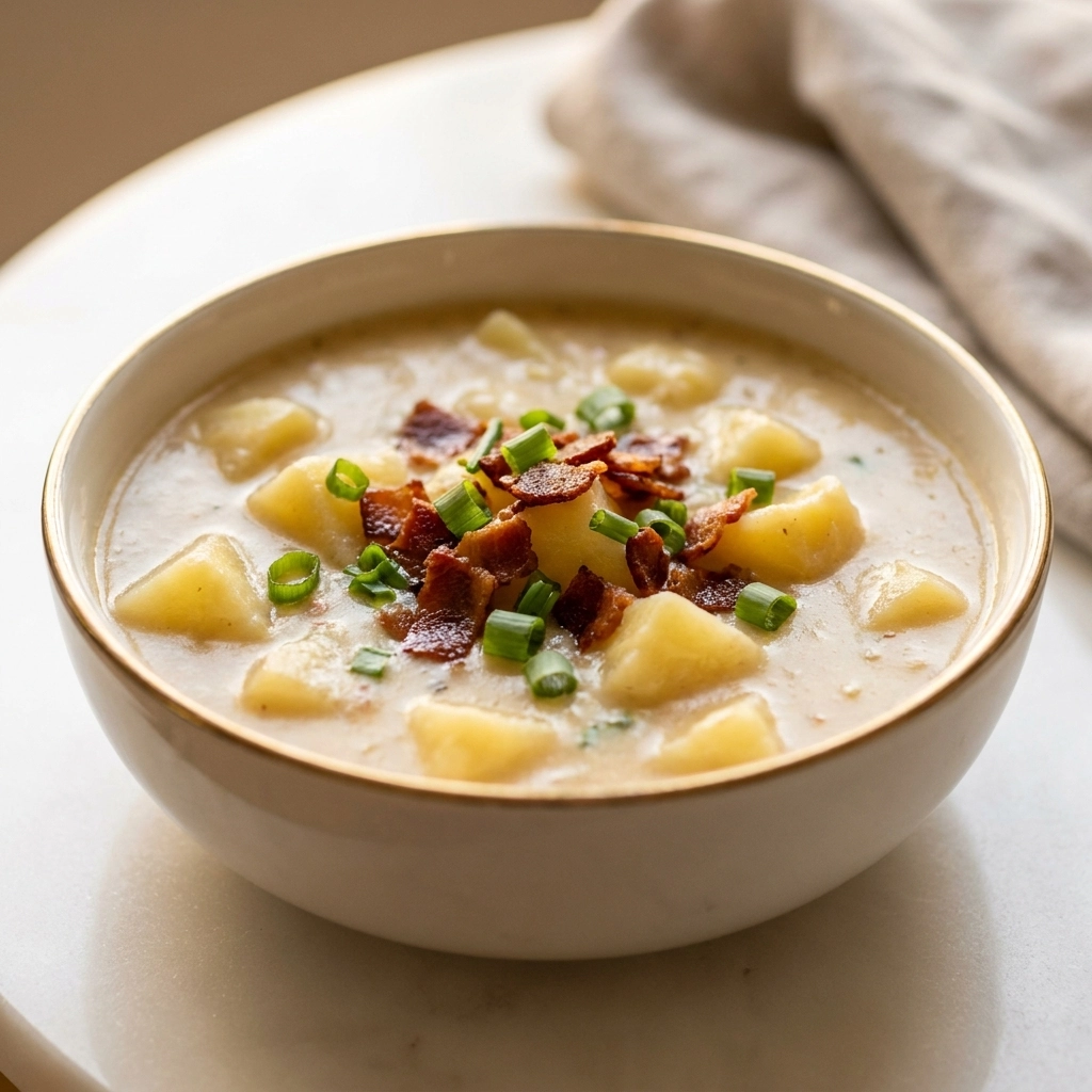 Creamy Crockpot Potato Soup: A Comforting Delight | Slow Cooker Potato Soup Recipe