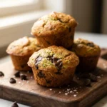 Tender Zucchini Chocolate Chip Muffins Recipe: 5 Easy Steps for Kids | Healthy Snacks