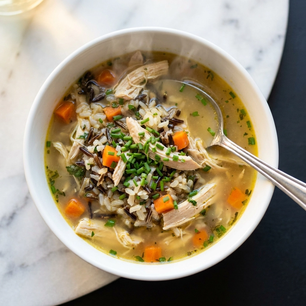 Hearty Chicken & Wild Rice Soup: A Hug in a Bowl | Cozy Winter Soup Recipe