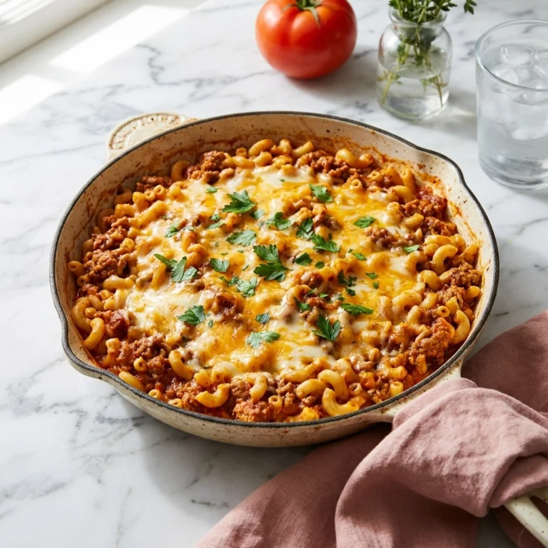 Sloppy Joe Ground Turkey Casserole: A Healthier Comfort Classic | Easy Dinner Idea