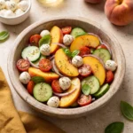 Nectarine Caprese Salad: A Sweet and Savory Summer Twist | Fresh Summer Salad Recipe
