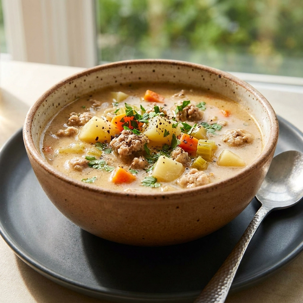 Hearty Ground Turkey Soup: A Hug in a Bowl | Easy Healthy Turkey Soup Recipe