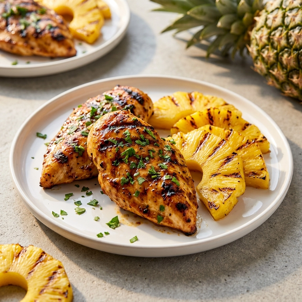 Grilled Aloha Chicken and Pineapple: A Masterclass in Tropical Balance | Easy BBQ Chicken