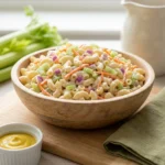 Creamy Gluten Free Macaroni Salad with a Secret Crunch | Best Summer Side Dish