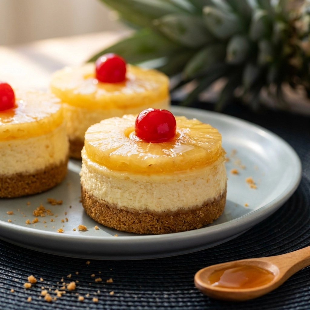 Pineapple Cheesecakes – Creamy, Tropical, and Irresistibly Delicious | Easy Dessert