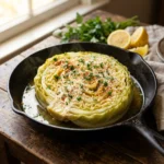 Slow Cooker Garlic Parmesan Whole Cabbage with Lemon Butter Recipe | Easy Cabbage Side