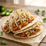 Slow Cooker BBQ Chicken Tacos with Simple Slaw | Easy Family Dinner Ideas