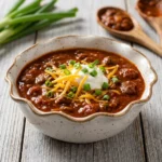 The Ultimate Slow Cooker Beef Chili | Easy Crock Pot Chili Recipe