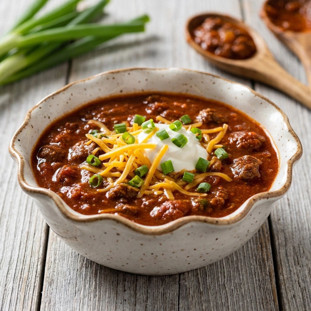 The Ultimate Slow Cooker Beef Chili | Easy Crock Pot Chili Recipe
