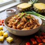 Flavorful Slow Cooker Hawaiian BBQ Chicken Recipe with Easy Pineapple Twist | Easy Crockpot Dinner