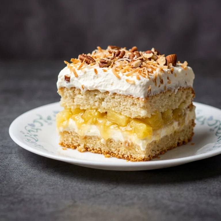 Tropical Hawaiian Pineapple Cake Recipe with Creamy Frosting | Easy Summer Dessert