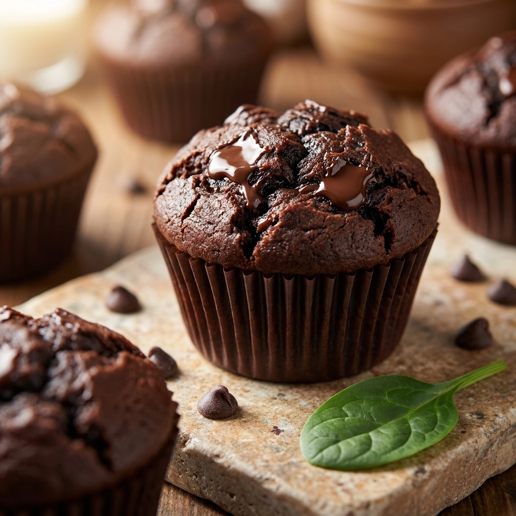 Decadent Chocolate Spinach Muffins: A Hidden Veggie Adventure | Healthy Kids Snacks
