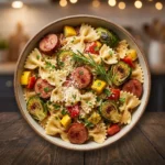Healthy Sausage Pasta Squash Bake – Easy Cozy Fall Dinner Recipe | Autumn Pasta Bake