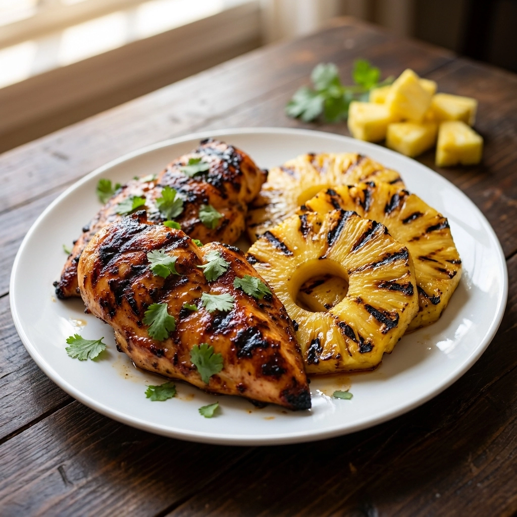 Grilled Aloha Chicken and Pineapple: A Masterclass in Tropical Balance | Easy BBQ Chicken