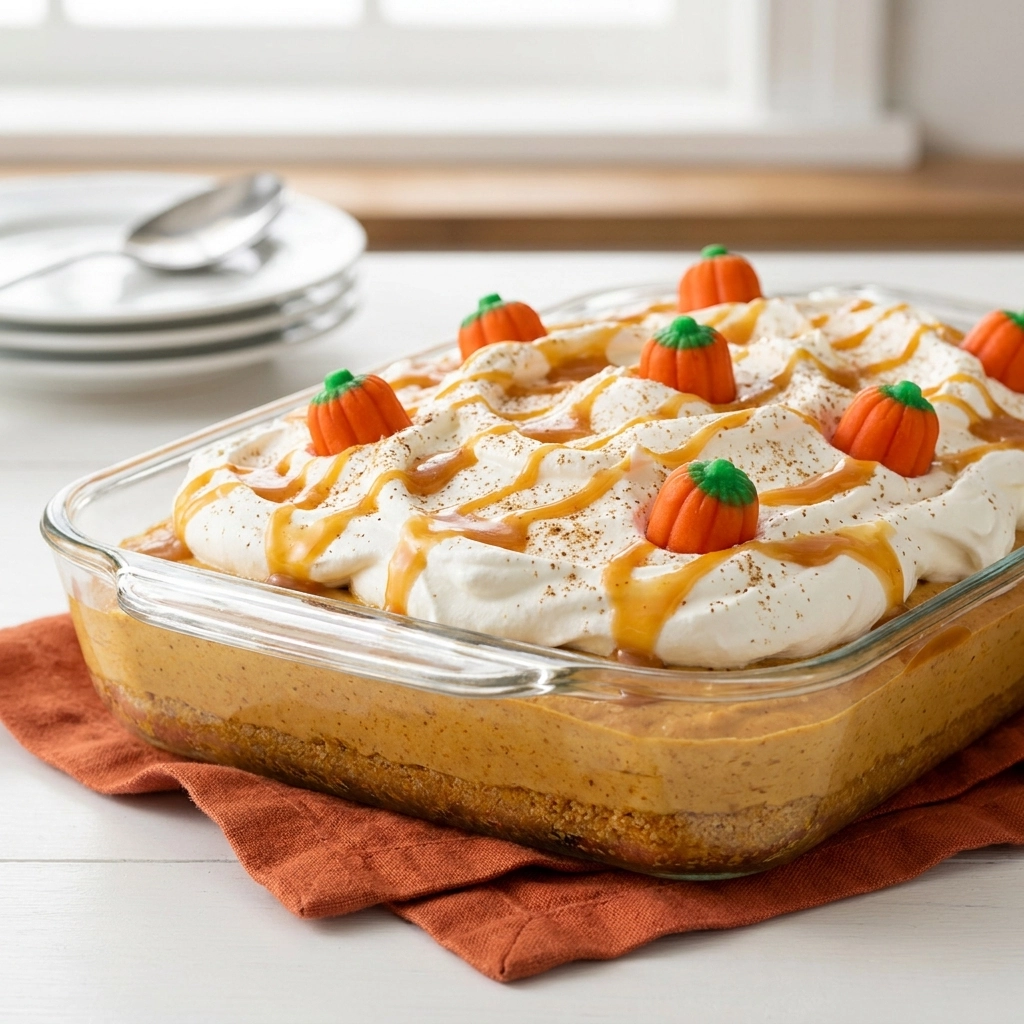 Pumpkin Butterscotch Layer Dessert: A Study in Autumnal Contrasts | Fall Dessert Recipe