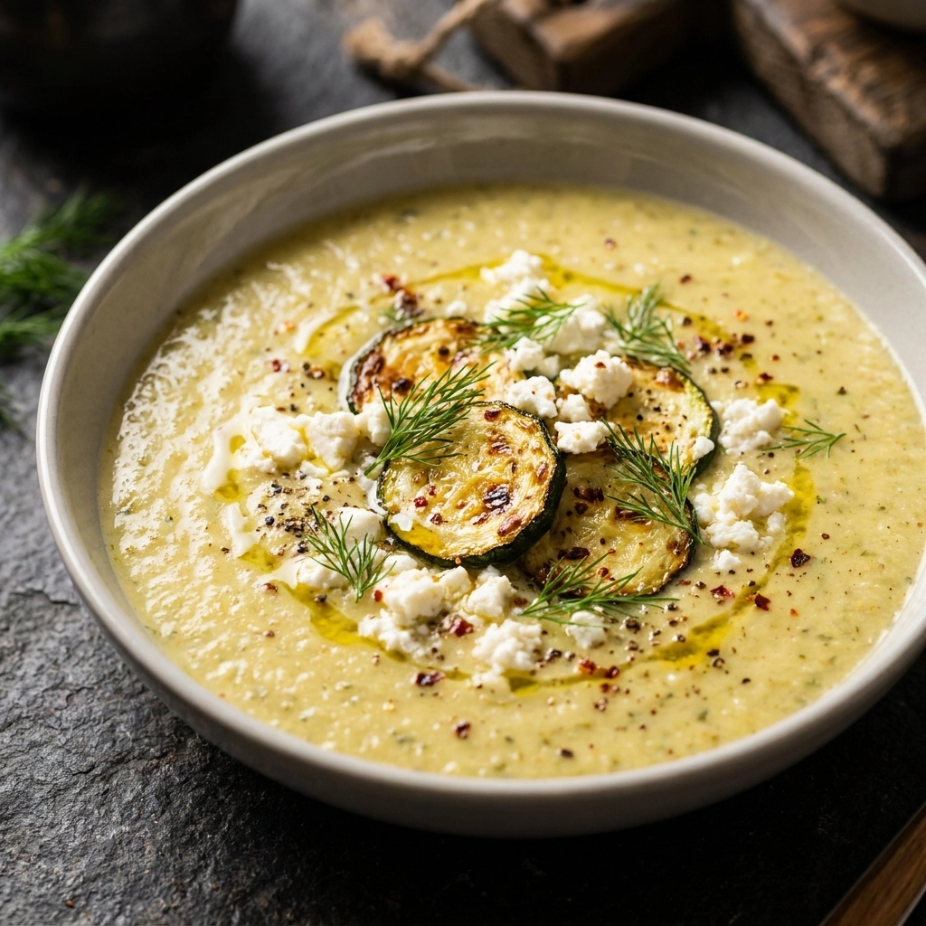 Roasted Zucchini Soup: A Creamy, Golden Summer Delight | Healthy Veggie Soup