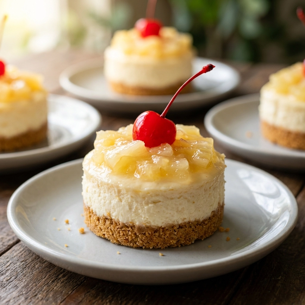 Pineapple Cheesecakes – Creamy, Tropical, and Irresistibly Delicious | Easy Dessert