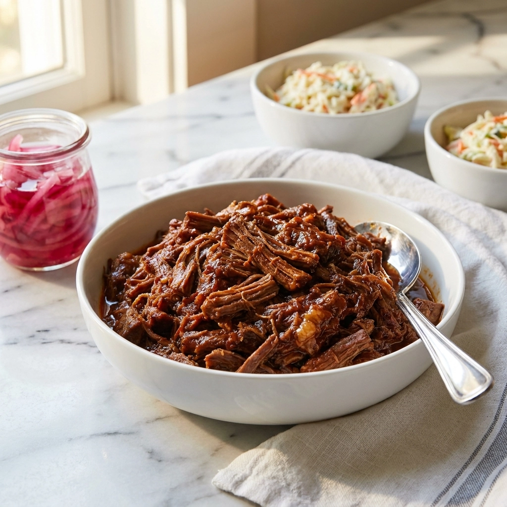 Slow Cooker BBQ Beef with Coleslaw Recipe: A Chef's Guide to Tender BBQ | Easy Beef Sandwiches