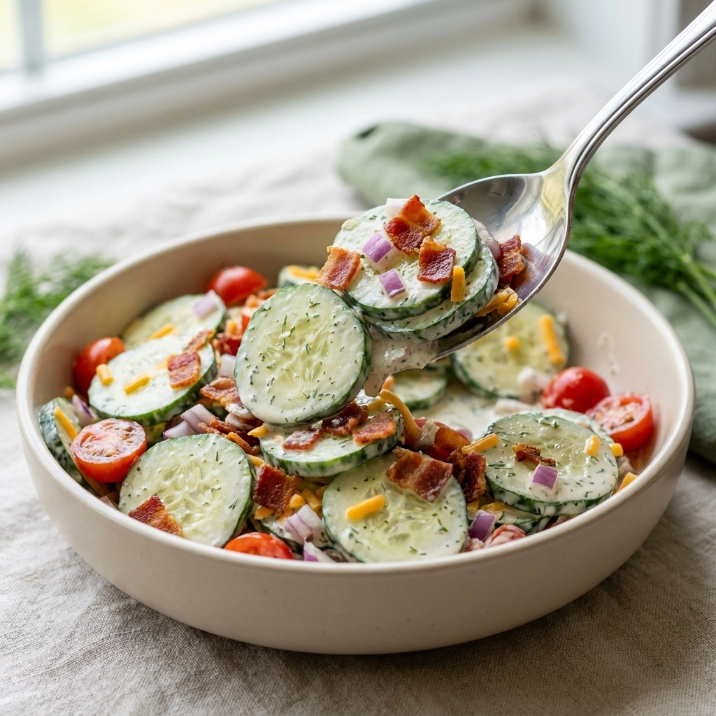 Cucumber Bacon Ranch Salad: The Definitive Guide | Easy Summer Side Dish