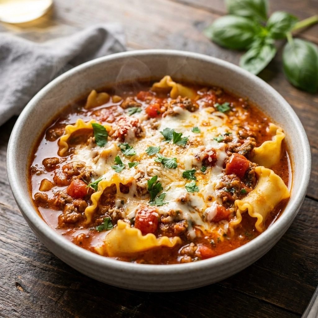 Slow Cooker Lasagna Soup Recipe: Easy Cozy Comfort Food for Winter | Crockpot Dinner