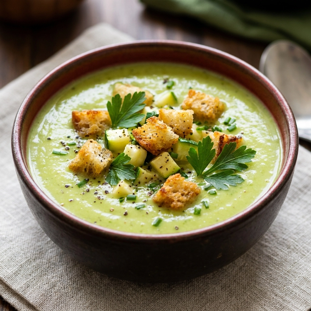 Zesty Vegan Zucchini Soup: A Fresh Garden Adventure | Healthy Vegan Soup Recipe