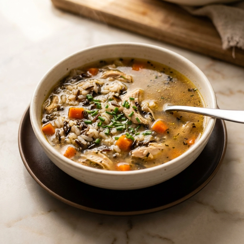 Hearty Chicken & Wild Rice Soup: A Hug in a Bowl | Cozy Winter Soup Recipe