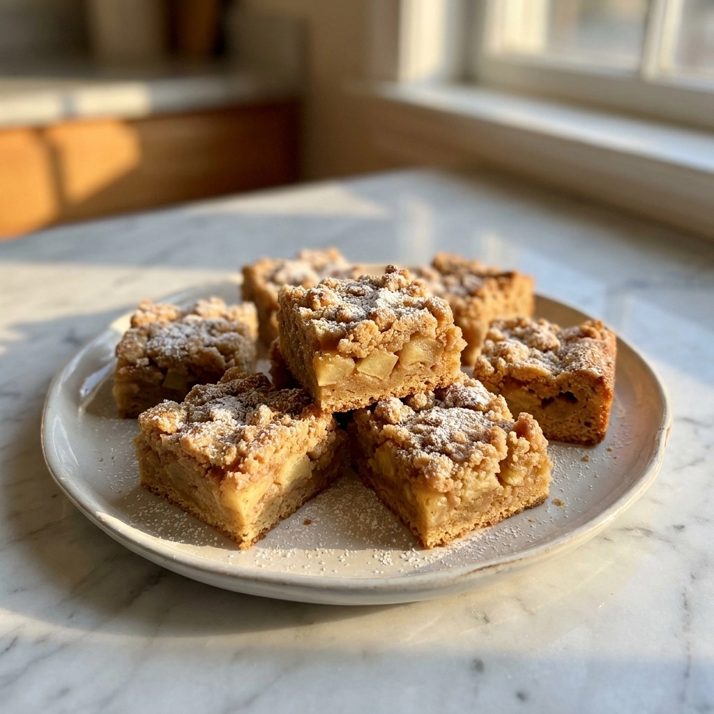 Brown Butter Apple Blondie Squares | Easy Fall Dessert Recipe