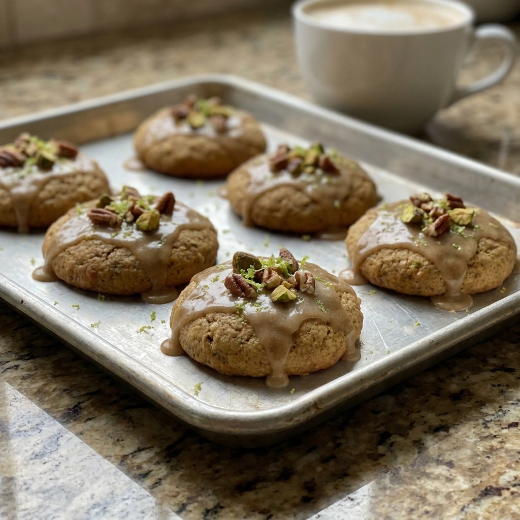 Zucchini Bread Cookies with Brown Butter Glaze Recipe | Easy Summer Dessert