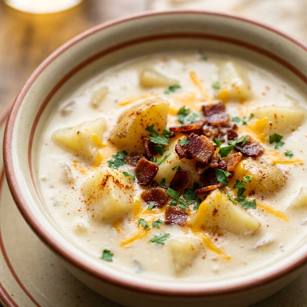 Old-Fashioned Great Depression Era Potato Soup | Easy Budget Friendly Comfort Food