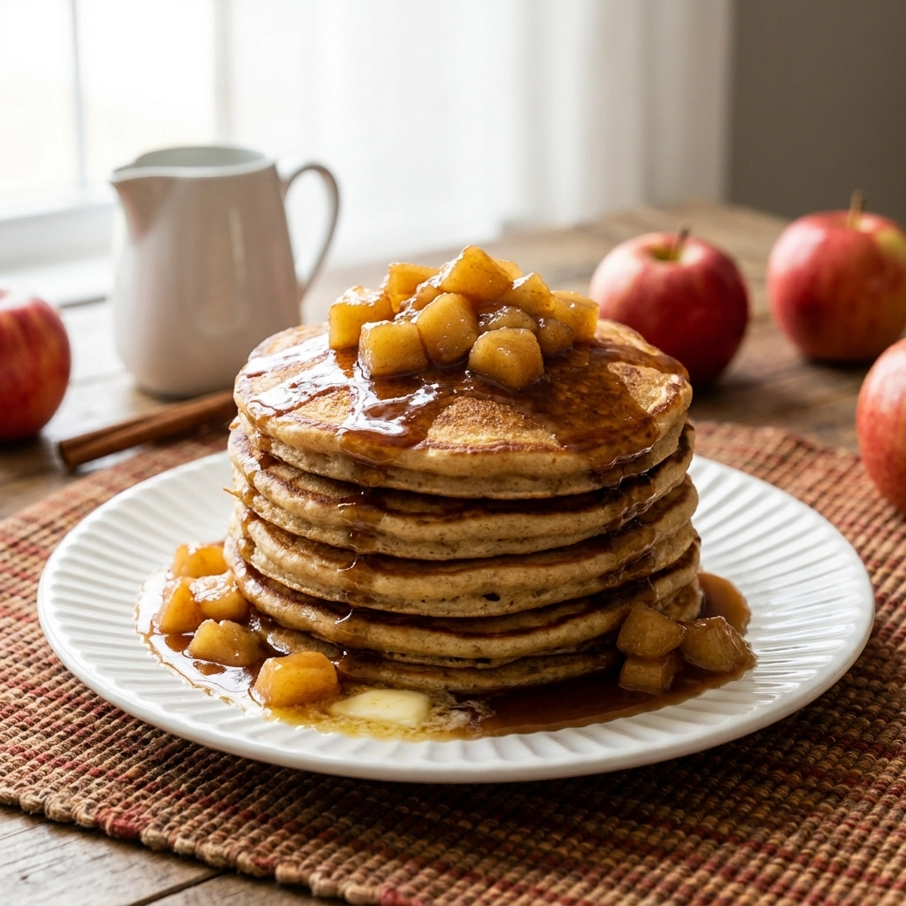 Fluffy Applesauce Pancakes for a Cozy Morning | Easy Apple Pancake Recipe