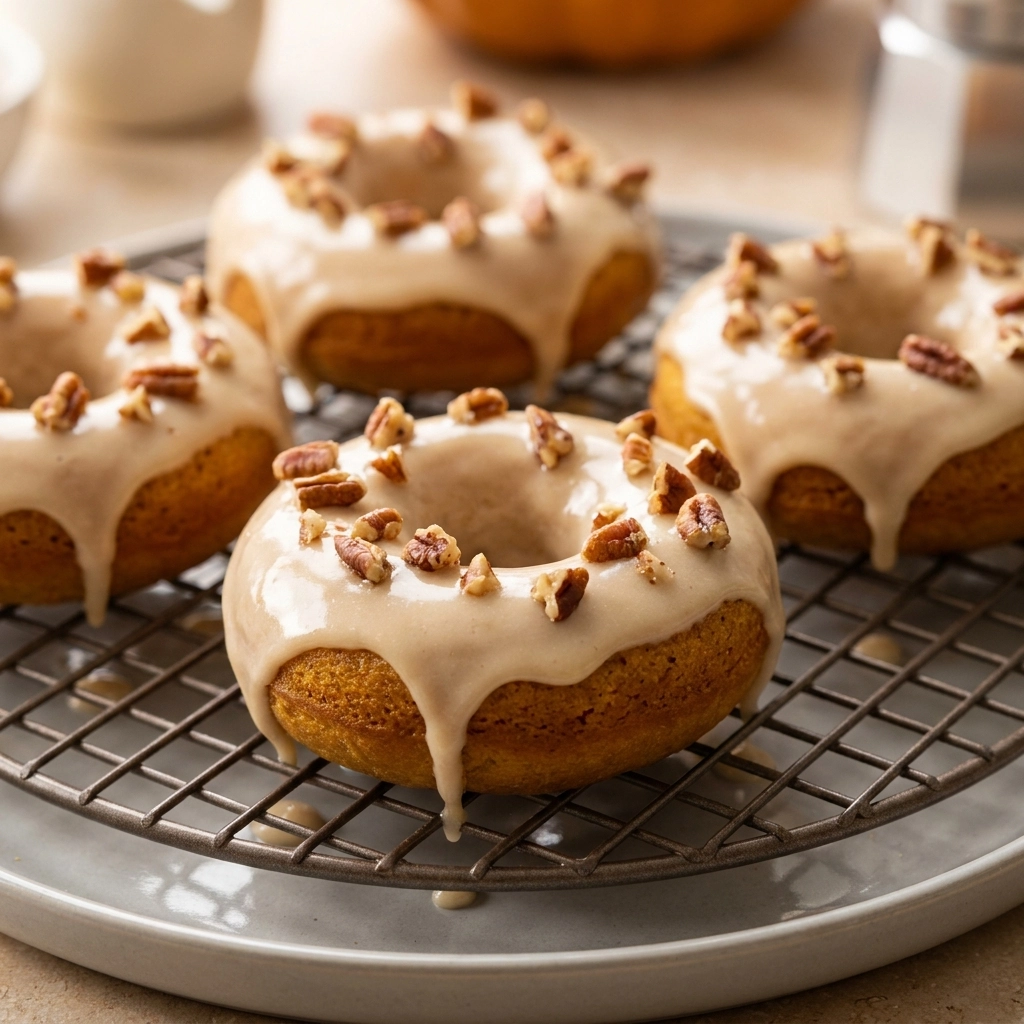 Irresistible Pumpkin Donuts with Maple Glaze Recipe | Easy Fall Dessert Idea